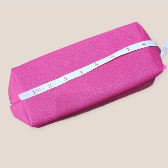 🌹2/$15 Grande Branded Cosmetic Bag Pink Gold - Picture 5 of 6